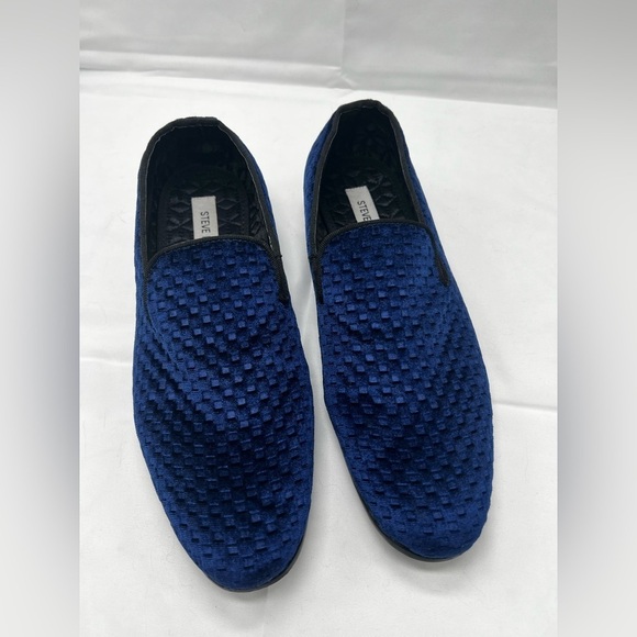 Men\'s Steve Madden Blue Velvet Lifted Slip-On
Loafer Dress Shoes Sizes 8 (MB1) main image 8